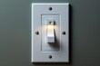 White light switch with button. Generative AI