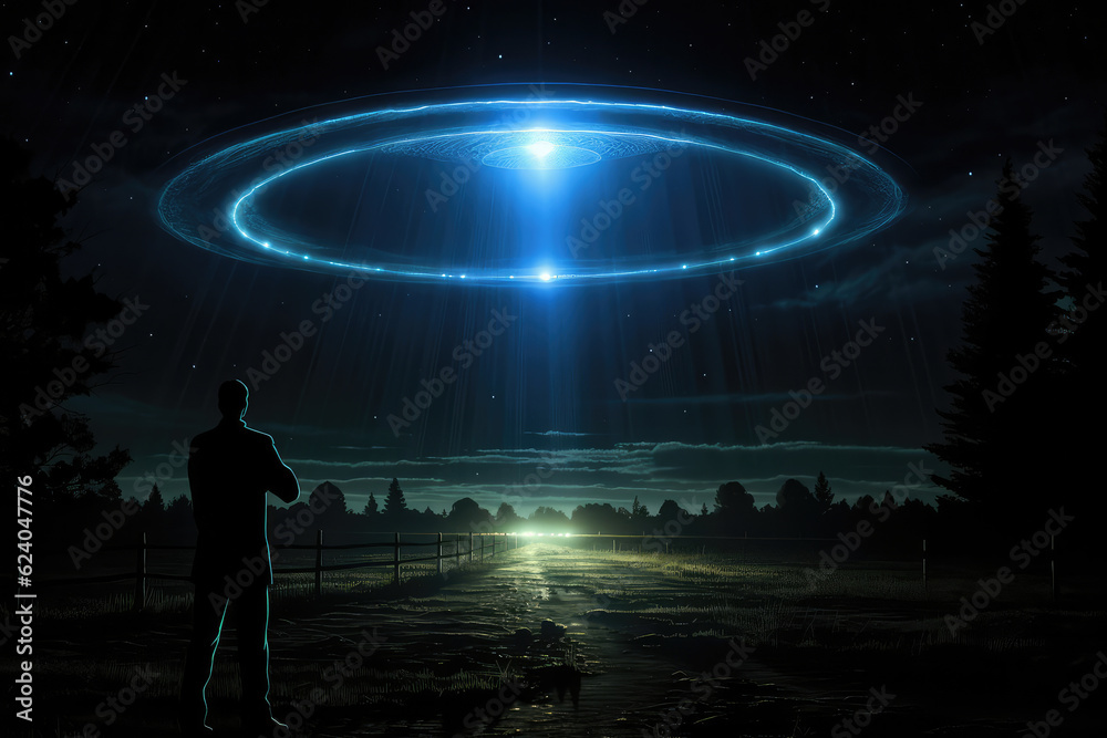Detailed portrait of an alien ambassador standing among a group of ...