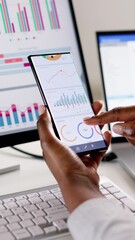 Aufkleber - Remote Conference Webinar And KPI Dashboard Chart