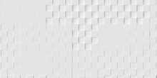 Offset White Cube Boxes Block Background Wallpaper Banner Texture Pattern Template