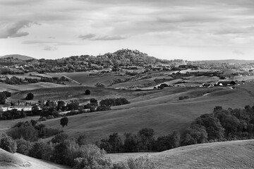 Canvas Print - Italian medieval town Montepulciano