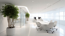 Modern Office Loft Style With Big Windows