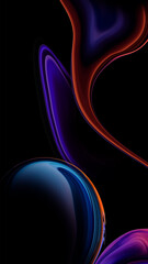 Wall Mural - Abstract colorful background with gradient display, luxury abstract for a mobile screen concept