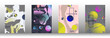 © niko180180 - Future futuristic template with abstract forms for banner design, poster, booklet, report, journal.