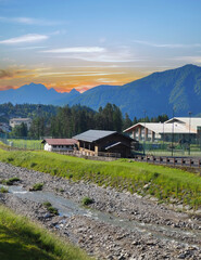 Wall Mural - European Alps