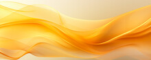 Abstract Organic Yellow Lines Background 