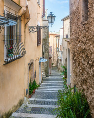 Wall Mural - Scenic sight in Maranola, small village overlooking Gaeta gulf, province of Latina, Lazio, central Italy.