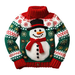 christmas ugly sweater isolated. illustration ai generative