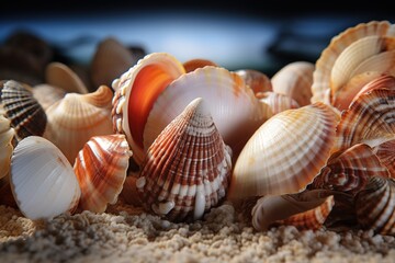 Poster - pile of sea shells.