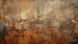© Kanisorn - Dirty Rust Background. Generative AI