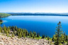 View At Jenny Lake In Grand Teton National Park, Wyoming 