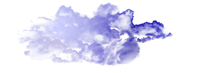 Wall Mural - Abstract cloud illuminated with neon light with Isolate background