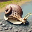 snail on the beach wallpaper snail nature macro animal brown slimy helix 