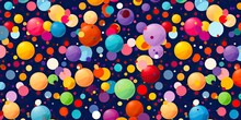 A Background Filled With Light Yellow Color Polka Dot. Background Ideas, Illustration Ideas. Generative AI