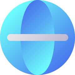 Poster - Globe pixel perfect flat gradient two-color ui icon. Choose language. Software settings. Translation. Simple filled pictogram. GUI, UX design for mobile application. Vector isolated RGB illustration