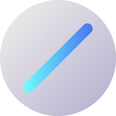 Poster - Stop sign pixel perfect flat gradient two-color ui icon. Blocked user. Forbidden. Operation failure. Simple filled pictogram. GUI, UX design for mobile application. Vector isolated RGB illustration