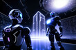 © birdmanphoto - Futuristic Robot Scenarios - Artificial Intelligence Concepts