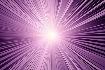 Wall Mural - Abstract purple background with radial, radiating, converging lines. Generative AI