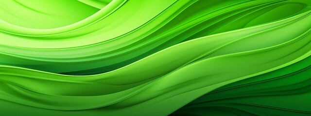 Abstract colorful neon green colors and gradients waves texture background panorama banner for web design backdrop wallpaper illustration (Generative Ai)