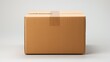 © Анастасия Козырева - cardboard box on white background. Generative AI.