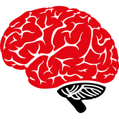 Brain idea symbol icon vector image. Illustration of the creative intelligence think design image. EPS 10