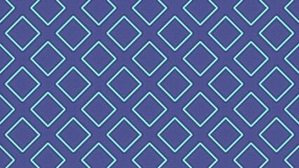 Aufkleber - Moving geometric figures in neon color. 3d rendering loop animation 4K