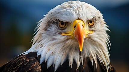 Wall Mural - big eagle wildlife bird ai generated image