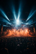 © Miljan Živković - crowd at stadium on concert tour crowded performance with stage lights