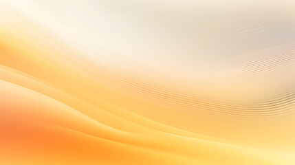Wall Mural - Digital yellow orange white gradient curve abstract graphic poster web page PPT background