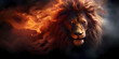 Firey lion