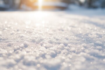 Wall Mural - winter background with bokeh