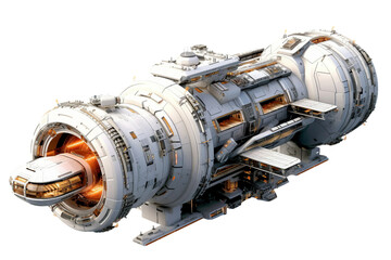 futuristic space station