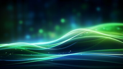 abstract futuristic background portal tunnel with pink blue and green glowing neon moving high speed