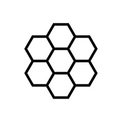 Wall Mural - Honeycomb icon