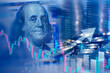 © Pixelated 275 - Fluctuations in the US dollar, growth trends and investment directions, economy