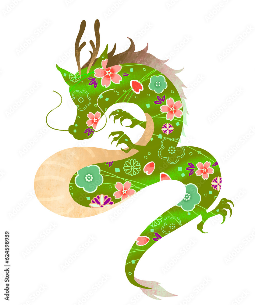 辰 イラスト 年賀状