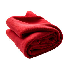 folded red towels