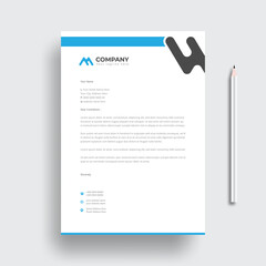 Wall Mural - modern creative & clean business style letterhead bundle of your corporate project design.set to pri