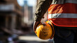 © SHOTPRIME STUDIO - Man occupation business construction hand safety engineer manager concept work helmet building industrial person crane