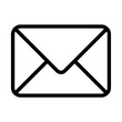 © aipsdesign - Envelope icon, Email Icon, Inbox Icon Black and White On Transparent Background
