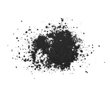 Charcoal Powder On Transparent Png
