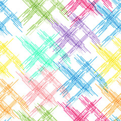 set of patterns with geometric intersecting elements for banners, covers, textures, textiles and simple backgrounds in a minimalist style