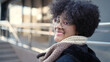 © Krakenimages.com - Young african american woman smiling confident at street