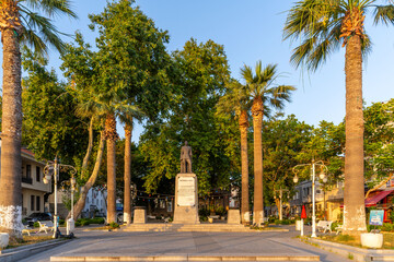 Sticker - Mutareke Square view in Mudanya Town of Bursa 