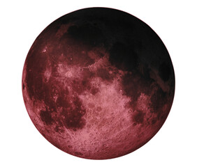 Wall Mural - full red moon 