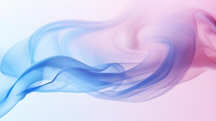 Wall Mural - pink and blue smoke waves background wallpaper