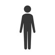 © Spica - 立っているひとりの人のアイコン･ピクトグラム - 男女や大人･子どもの区別なし - ジェンダーレス