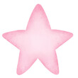pink star watercolor 