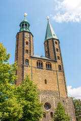 Wall Mural - Church of Saints Cosmas and Damian (Marktkirche St. Cosmas und Damian) Goslar Lower Saxony (in german Niedersachsen) Germany