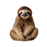Fototapeta Zwierzęta - Sloth transparent background, png